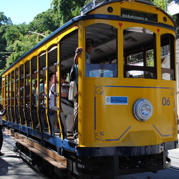 Rio de Janeiro Bonde Bahn Santa Teresa, Bild: Sandra Mueller-Hofner Trips4kids.de