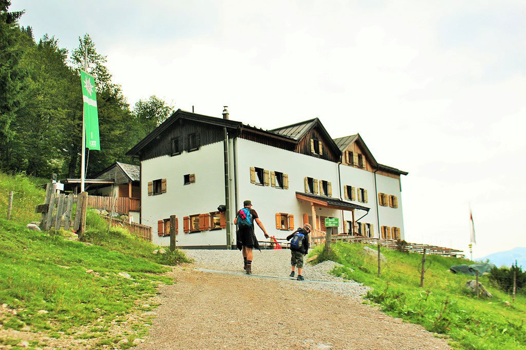 Ankunft_Gaudeamushuette_Wilder Kaiser©AndreaFischer_Trips4Kids