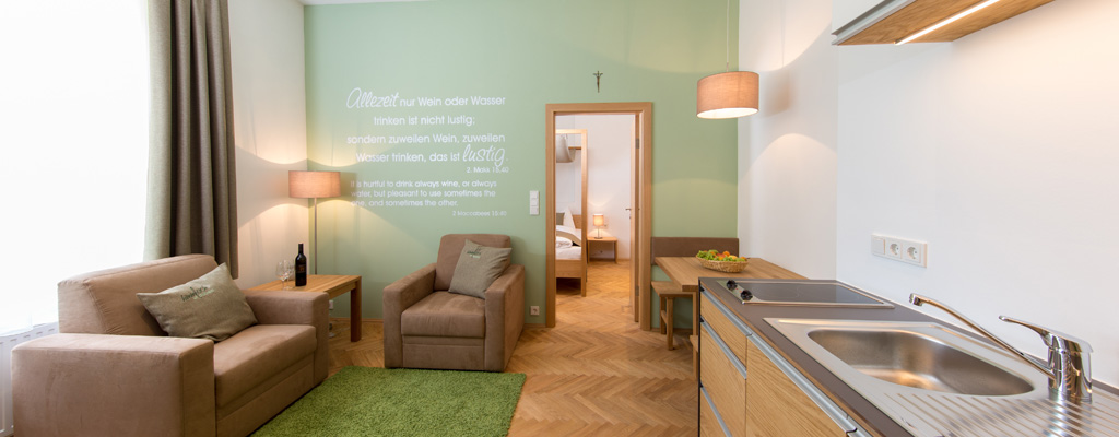 Appartement TAU-Wohnzimmer © Widum Tourismusservice GmbH-Harry Schiffer