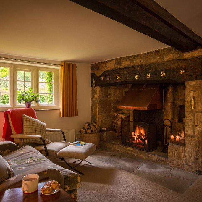 Sheepskin Cottage - Buckland Cottage Wohnbereich
