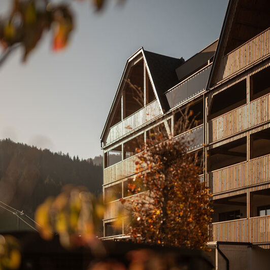 ADEA-Lifestyle-Suites-Fieberbrunn_SPA_Hotelfassade.Bild.ADEA_PR.1 ADEA Lifestyle Suites Fieberbrunn - Fassade außen bild: ADEA PR
