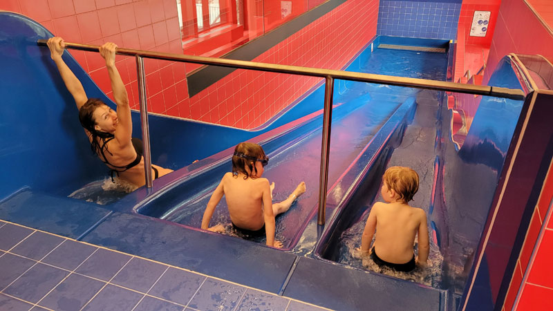 Almhof Family Resort Wasserrutsche Almhof Family Resort Wasserrutsche Foto: © Aline Scheuböck Trips4Kids.de