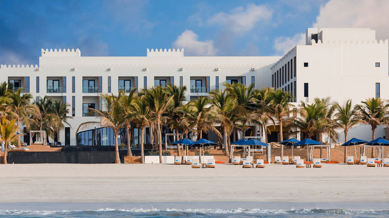 Beach-Building-Al-Baleed-Resort-Salalah.Bild.AnantaraPR.quer Oman Anantara Al Baleed Resort Salalah: Beach Building Bild: Anantara PR
