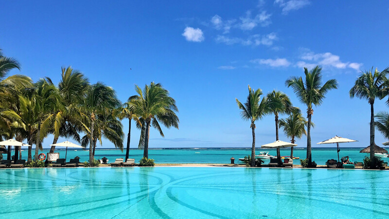 Beachcomber-Paradis-Pool Beachcomber Paradis Pool zum Indischen Ozean, © Foto: Andrea Fischer