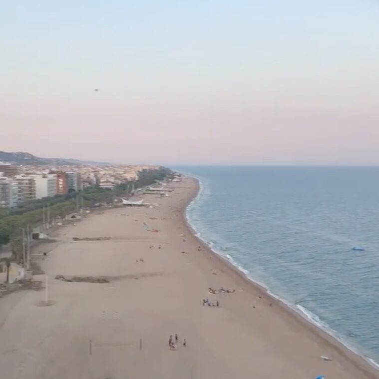 Calella_Jugendreisen_Strand Calella_Jugendreisen_Strand