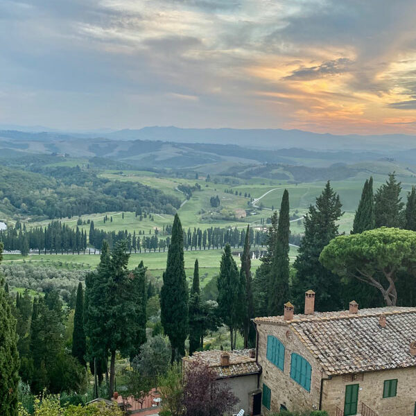 Castelfalfi - Ausblick in die Landschaft