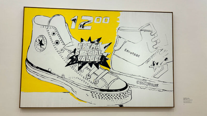 Converse--Andy-Warhol Converse--Andy-Warhol- Museum Brandhorst München Foto: © AndreaFischer, Trips4Kids.de