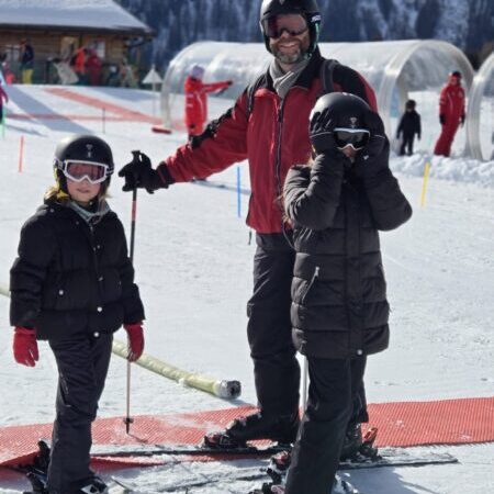 die drei Skifahrer in Serfaus die drei Skifahrer in Serfaus Foto: © Henry Berndt, Trips4kids.de