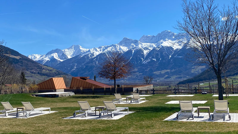 Garberhof Vinschgau - Ausblick auf die Berge