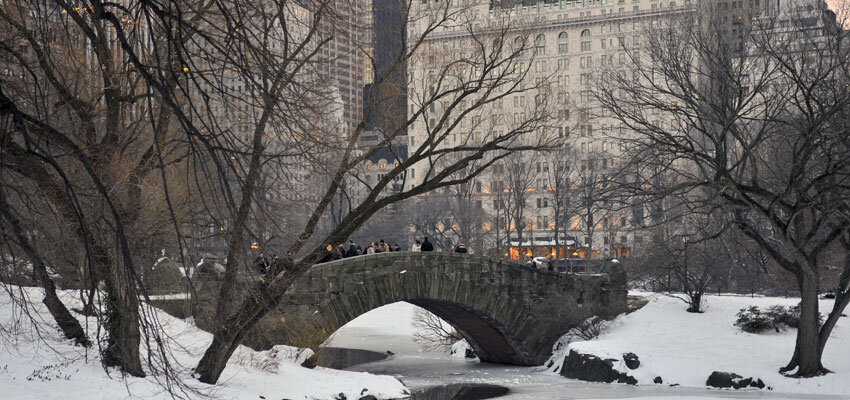 New York Central Park im Winter Winter in N.Y.C.