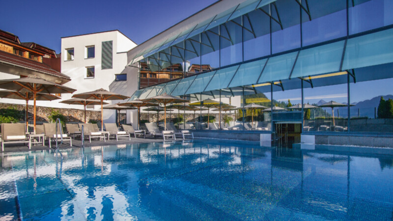 Hotel-Loewe_Pool Bild Hotel loewe Pool im Hotel Loewe in Serfaus