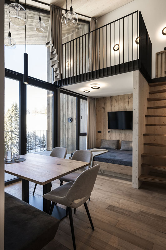 Hotel_Maria_EcoLodge_Wohnraum1.Bild.©AlexFilz-2 Hotel Maria Obereggen: Eco Lodge Wohnraum Bild: Alex Filz