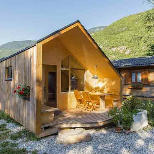 Hotel-Steiner-Arch_Cabin.Bild.Campingpark_SteinerPR.1 Campingpark Steiner - Arch Cabin Bild: Campingpark Steiner PR