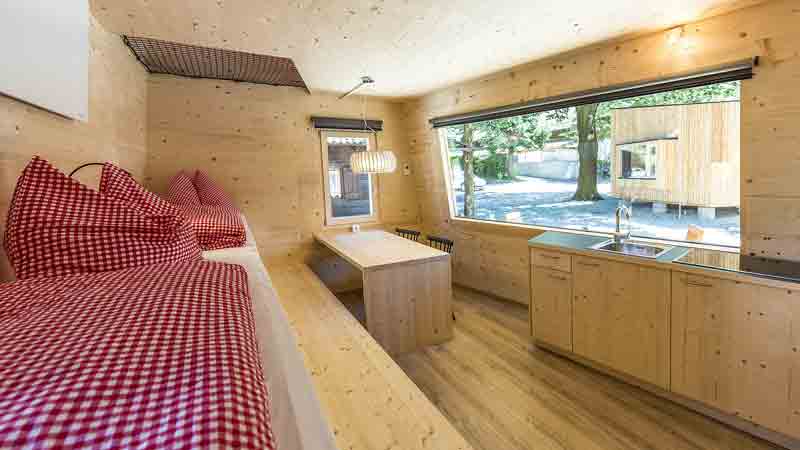 Hotel-Steiner-Cabin.Bild.Campingpark_SteinerPR.quer Hotel Steiner - Archi Cabin Bild: Campingpark Steiner PR