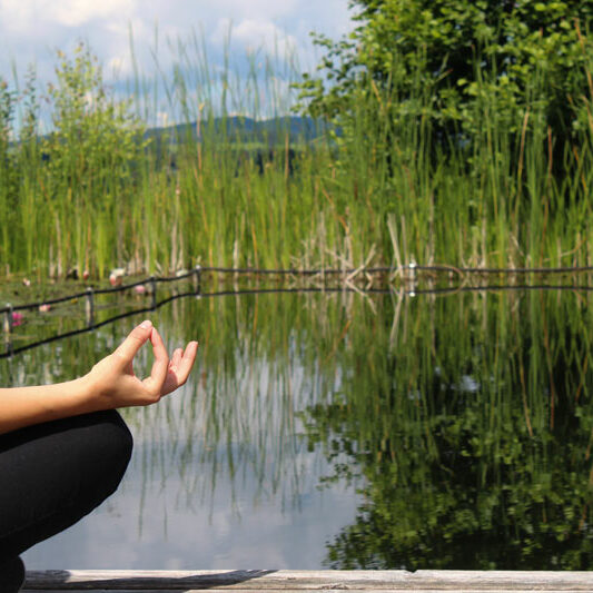 Indigourlaub: Yoga auf dem Kleebauer Hof
