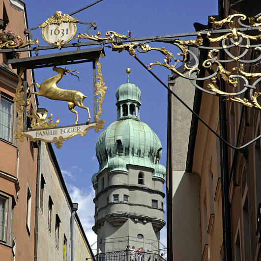 Innsbruck - Schilder Gastroszene