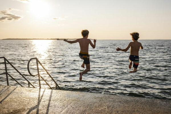 Landskrona_Borstahusens-hamn_Bild.Landskrona-VenPR.3 Landskrona - Borstahusens Kinder im Sommer Bild: Landskrona-Ven tourismus