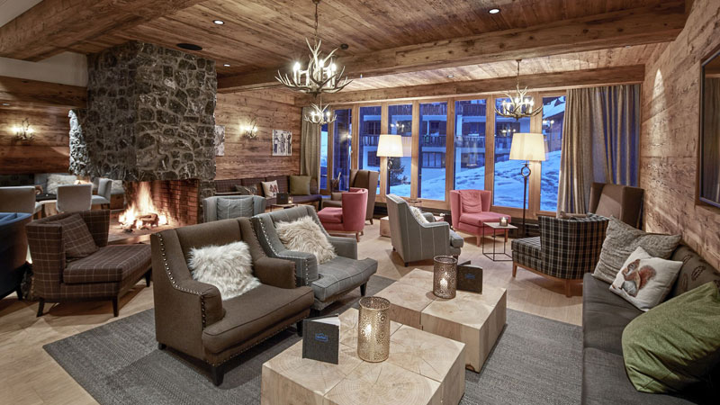 lounge_barbereich_gorfion_familotel Kamin Lounge-Gorfion Familotel, Malbun Foto: © Gorfion Familotel