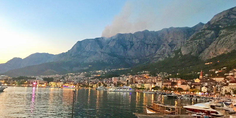 Makarska am Abend Makarska am Abend