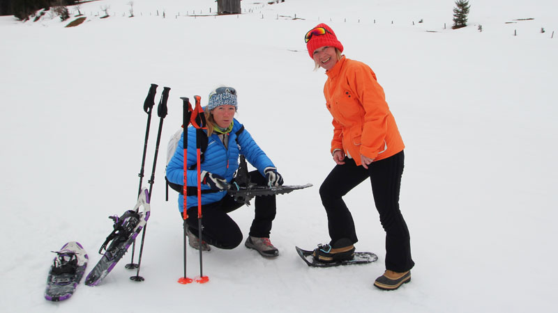 Maria Alm - Hochkoenig - Einfuehrung Schneeschuhwanderung