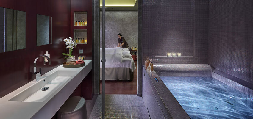 MOPAR-SPA-DBL-Kabine.Bild.MandarinOrientalPR.quer Behandlungskabine im Spa des Mandarin Oriental Paris