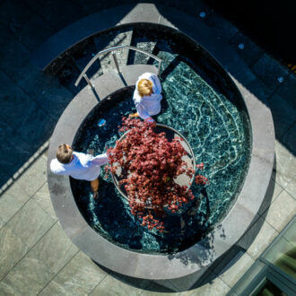Moselschloesschen - Poolanlage. Bild: Dominik Ketz; Mondschloesschen PR