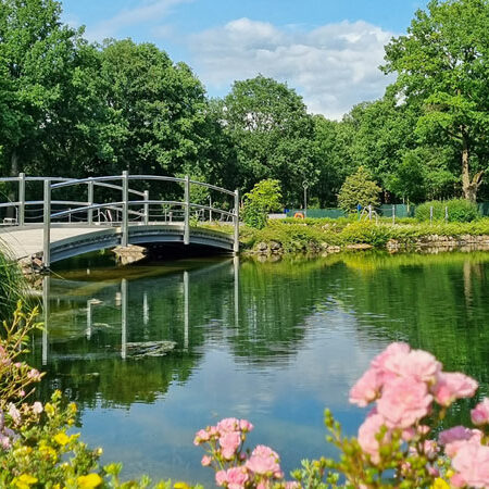 Naturerlebnisbad Boizenburg-Elbe mit Steg Bild: Naturerlebnisbad Boitzenburg PR