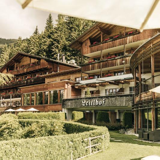 Naturhotel Leitlhof in Innichen - Aussenansicht des Hotels