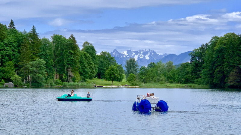 Reintalersee Wasserbike Reintalersee © Foto: Andrea Fischer
