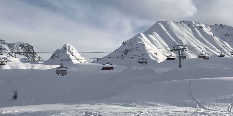 Sessellift-La-Plagne Sessellift Skigebiet La-Plagne @Foto: Andrea Fischer Trips4Kids.de