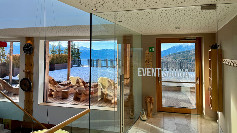 Tratterhof-Eventsauna Tratterhof-Eventsauna Foto: © Andrea Fischer Trips4kids.de