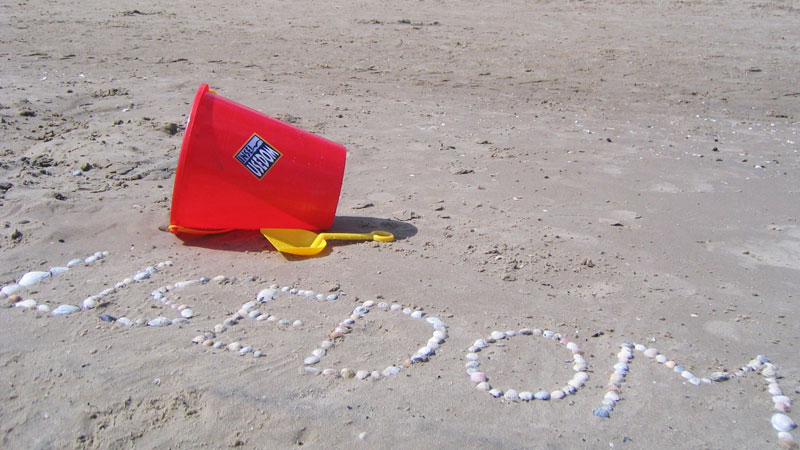 Usedom-Strandeimer-Schrift