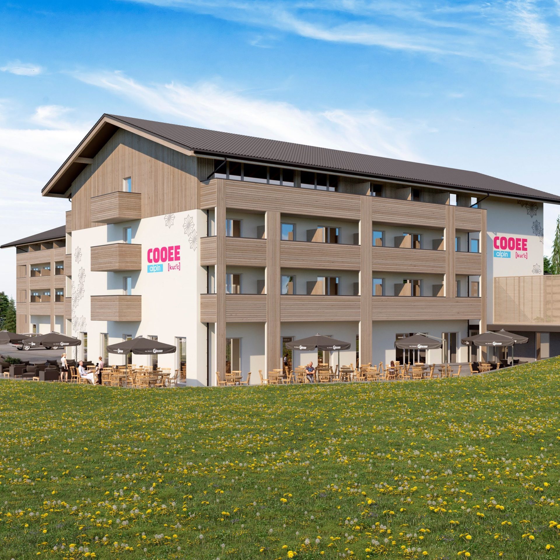 visualisierung_des_hotels_mit_terrasse_cooee_alpin_hotel_bad_kleinkirchheim visualisierung_des_hotels_mit_terrasse_cooee_alpin_hotel_bad_kleinkirchheim